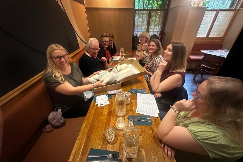 Colleagues gather to wish Mila a fond farewell